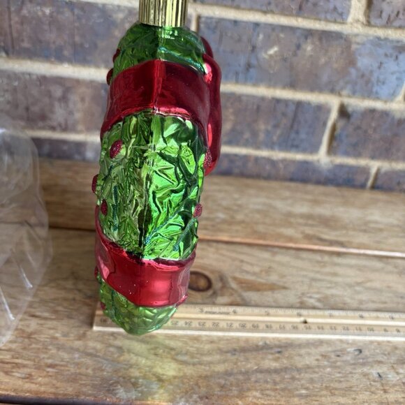 Jumbo Shatterproof Christmas Ornament Wreath 9”x8” - Picture 5 of 6